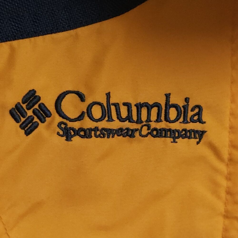 Columbia Sportswear Whirlibird Interchange Jacket Shell Yellow Orange Size L - Picture 5 of 7